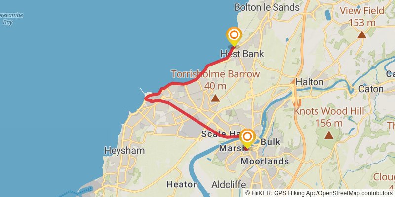 Lancaster Loop stage 10 Map
