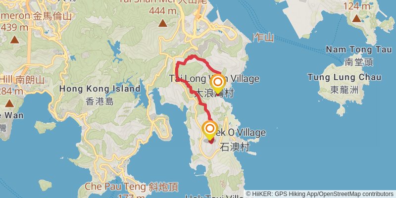 Hong Kong Trail stage 4 Map