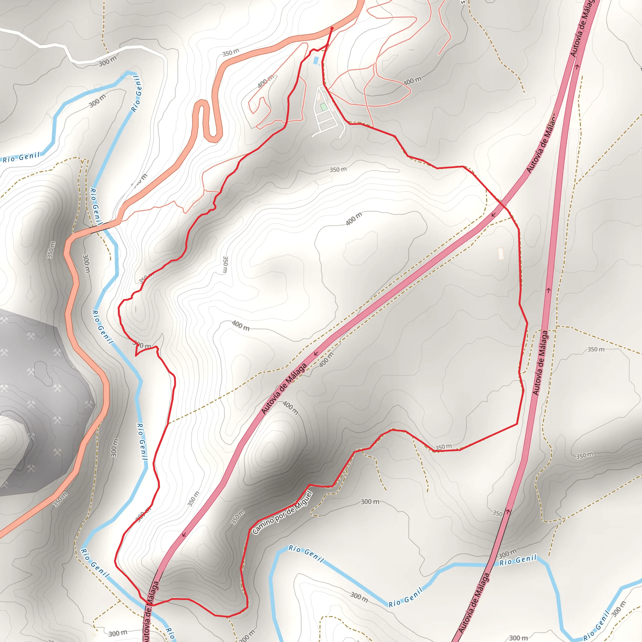 Caños de Benamejí mobile static map