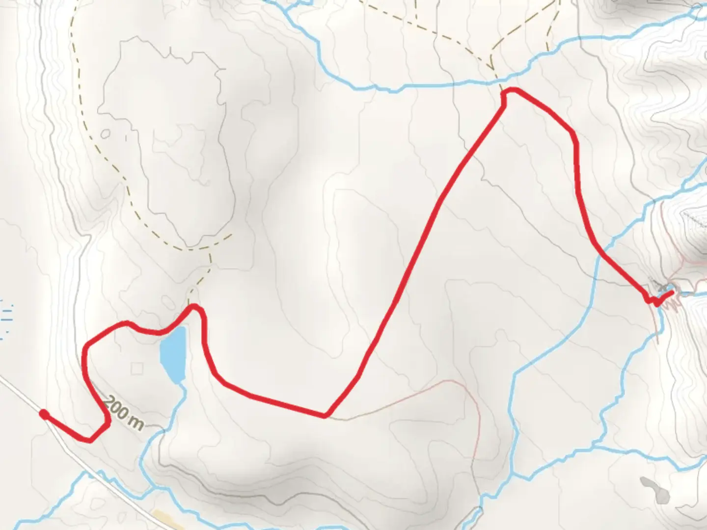 An image depicting the trail Monroe Camp Road and its surrounding area.