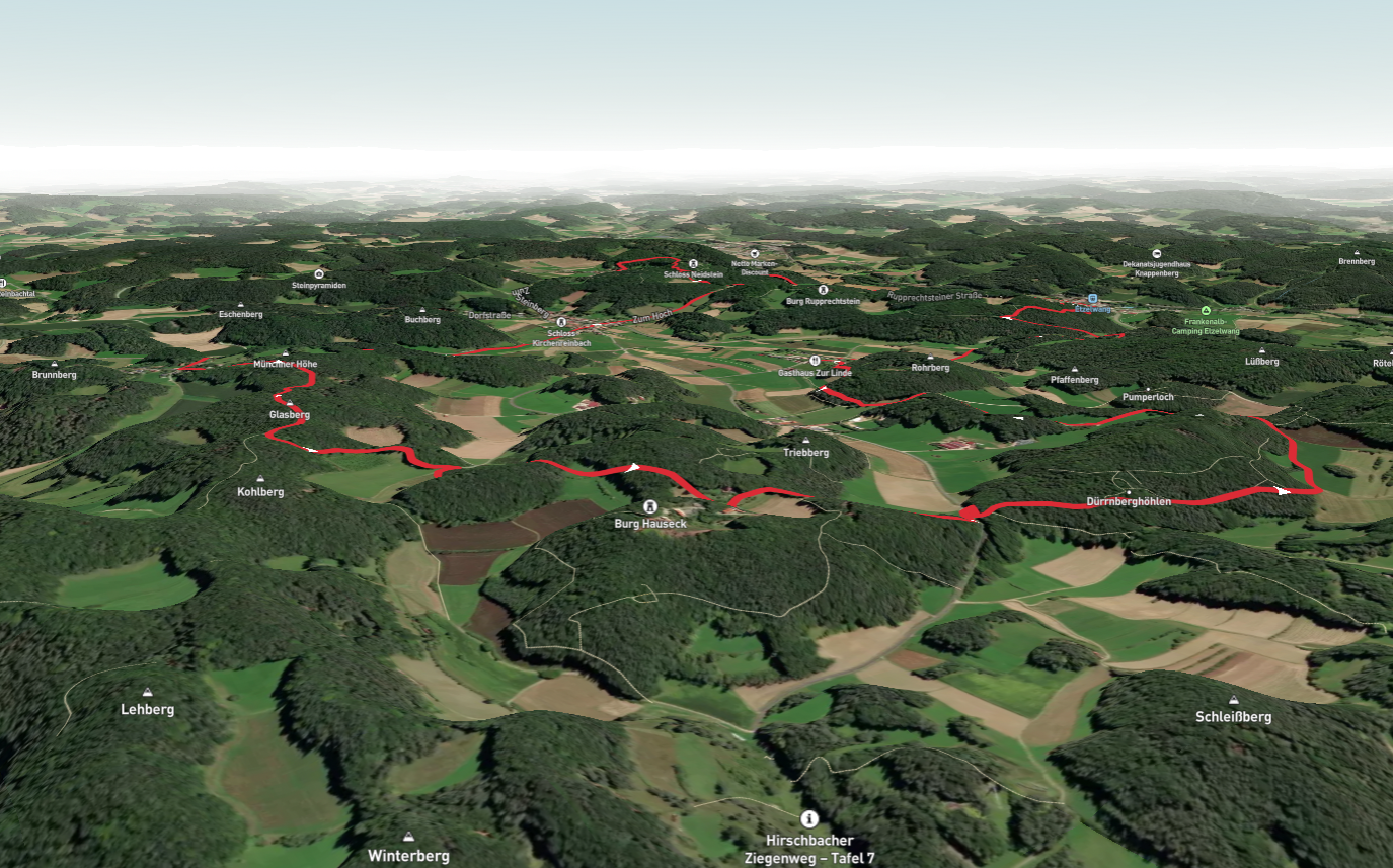 Burgen und Schloesser Weg and Etzelweg