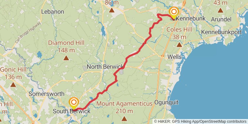 Eastern Trail stage 2 Map