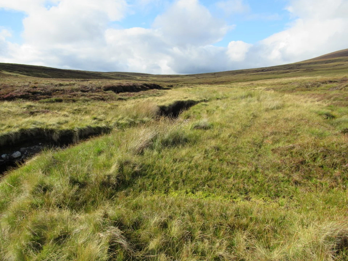 An image depicting the trail Geal Charn - Dorback and its surrounding area.