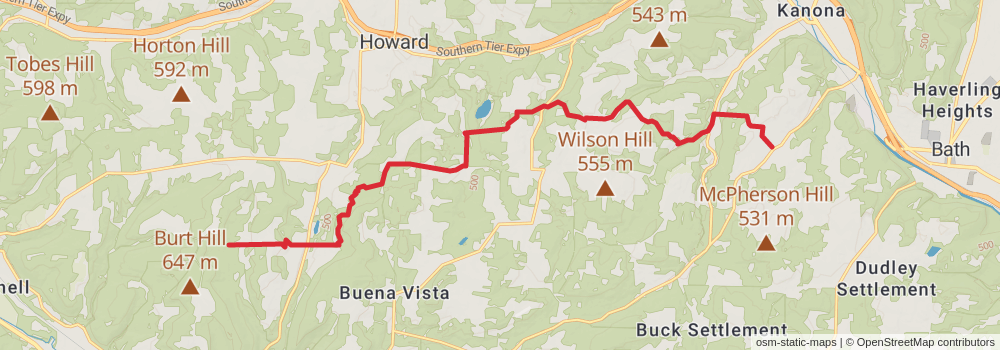 American Perimeter Trail - Northern Appalachian Primary stage 41 Map