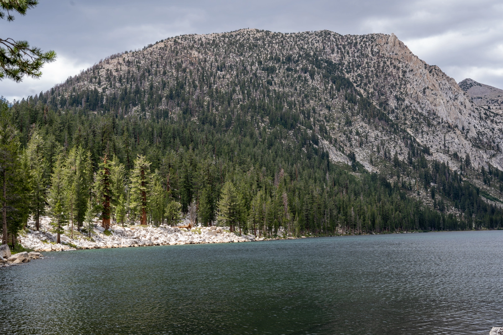 An image depicting the trail Devil's Bathtub Lake Trail and its surrounding area.