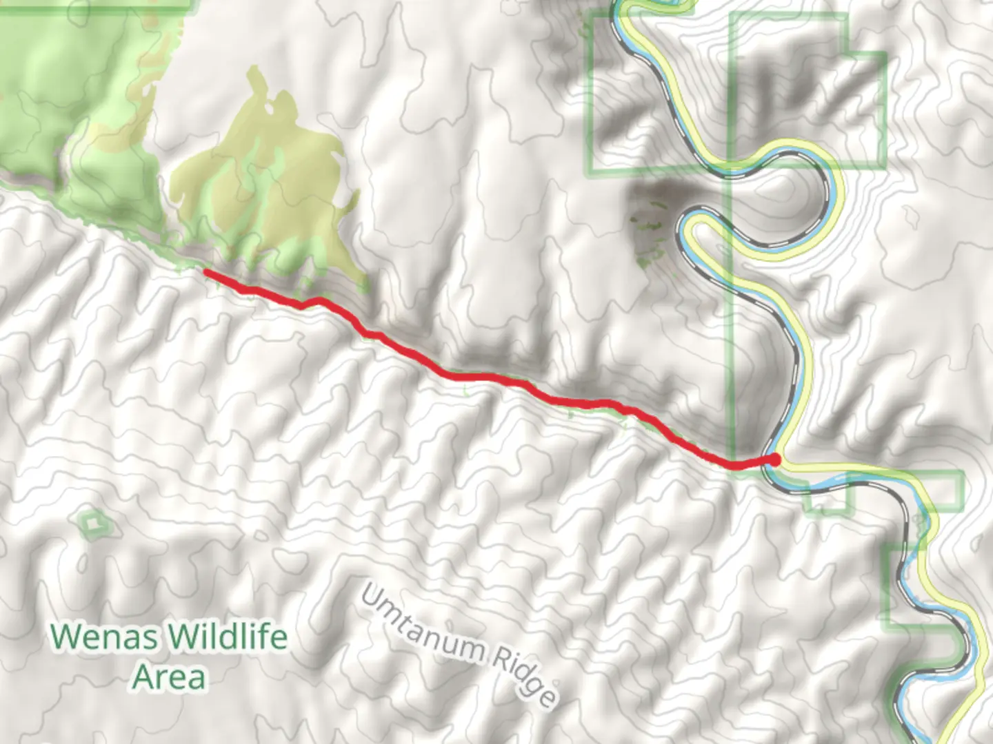 An image depicting the trail Umtanum Creek Trail and its surrounding area.