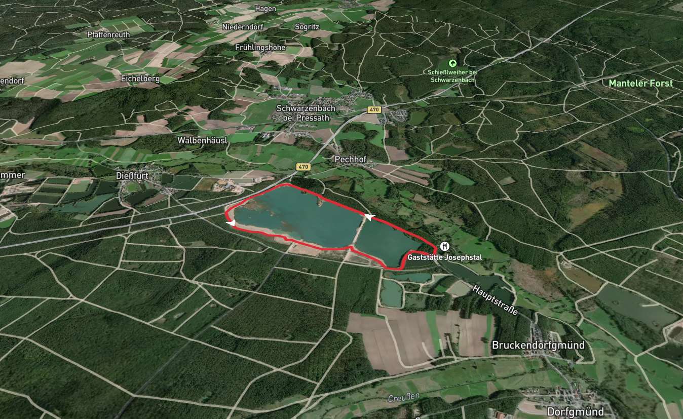 Freizeitsee Dießfurt Loop