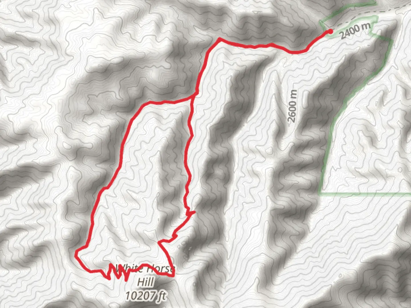 An image depicting the trail Crest - Aspen - Big Bonito Loop Trail and its surrounding area.