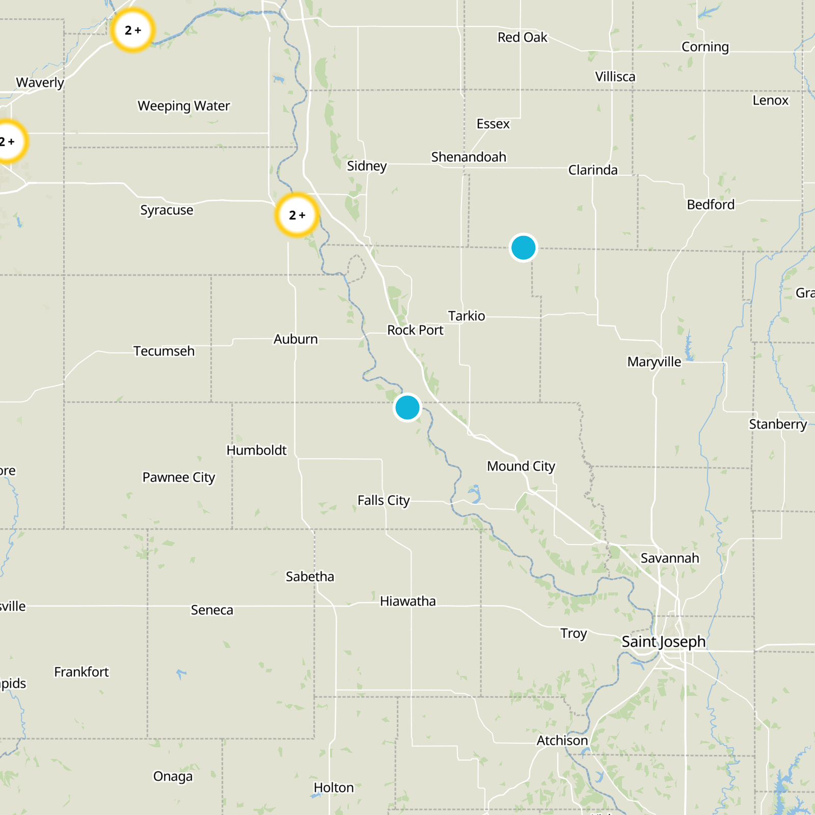 Richardson County Static Map
