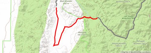 American Discovery Trail South Route stage 355 Map