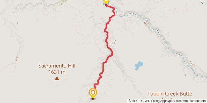 Ultra Pedestrian North Loop stage 84 Map