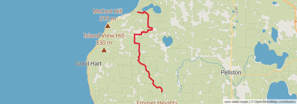 American Perimeter Trail - North Country Primary stage 75 Map