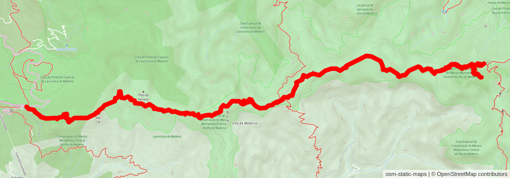 PR 1-3 Vereda da Encumeada stage 2 Map