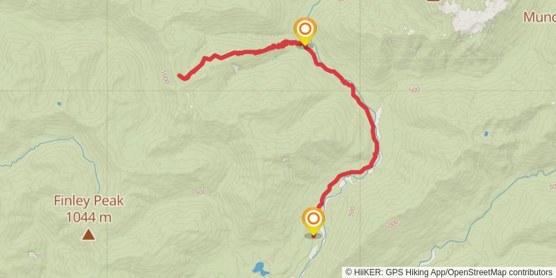Elip Creek via North Fork Quinault River Trail stage 3 Map