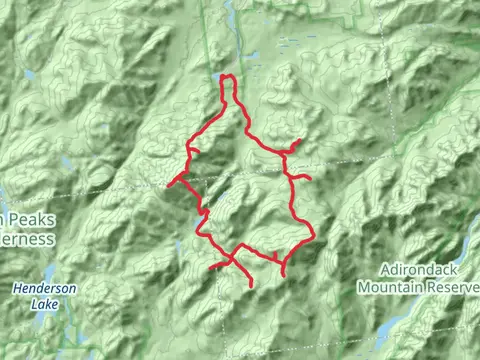 Phelps Mountain, Table Top Mountain, Little Marcy, Mount Skylight and Iroquois peak Loop