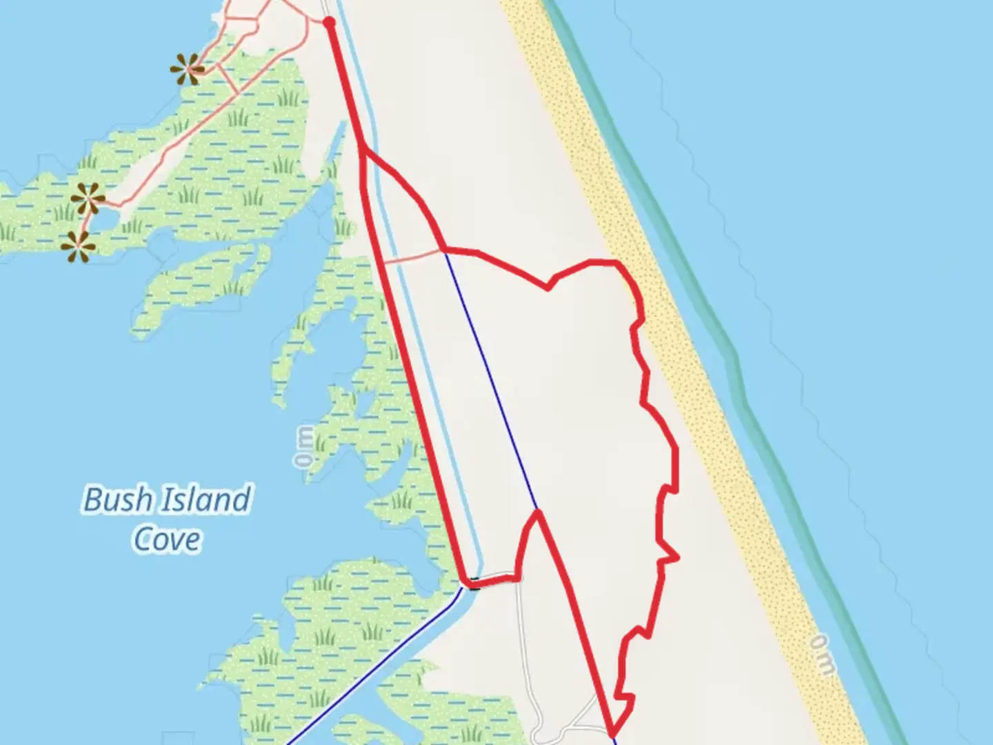 An image depicting the trail West Dike and East Dike Loop Trail and its surrounding area.
