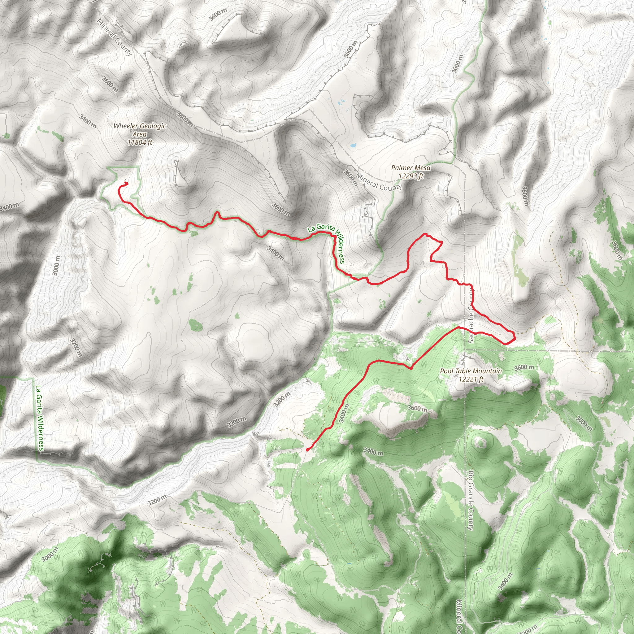 Pooltable Road Trail mobile static map