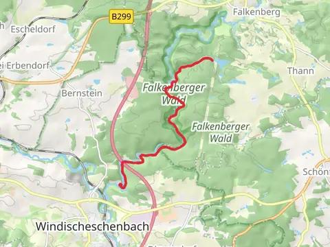 Muhlnickelweiher Walk via Falkenberger Wald