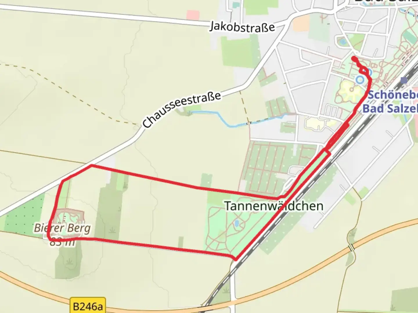 An image depicting the trail Heimtiergarten and its surrounding area.