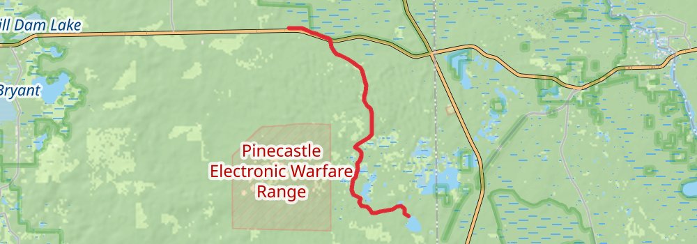 Florida National Scenic Trail - Ocala South stage 2 Map