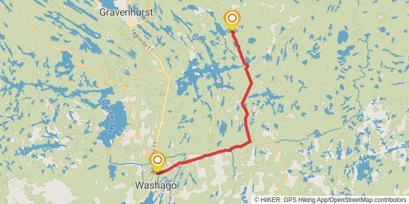 Waterfront Trail stage 99 Map