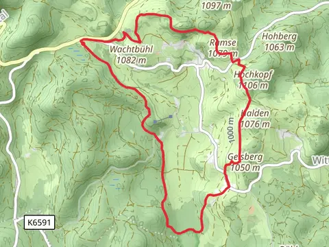 Wachtbühl, Ramsen and Ibacher Moos Loop