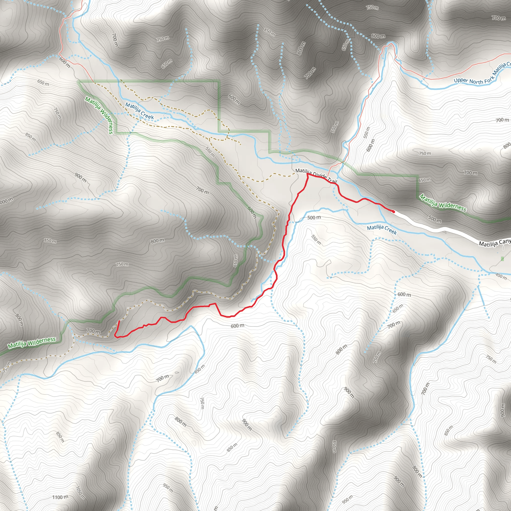 Murietta Trail mobile static map