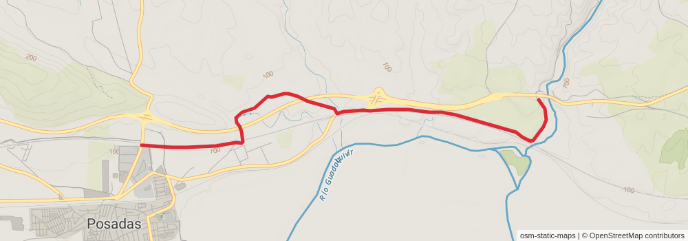 GR 48 - Sierra Morena - Andalusia stage 15 Map