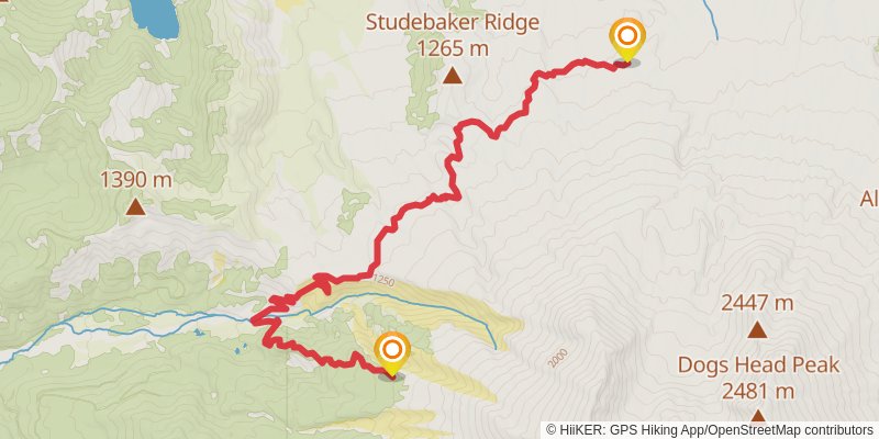 Mount St Helens Area Loops stage 3 Map