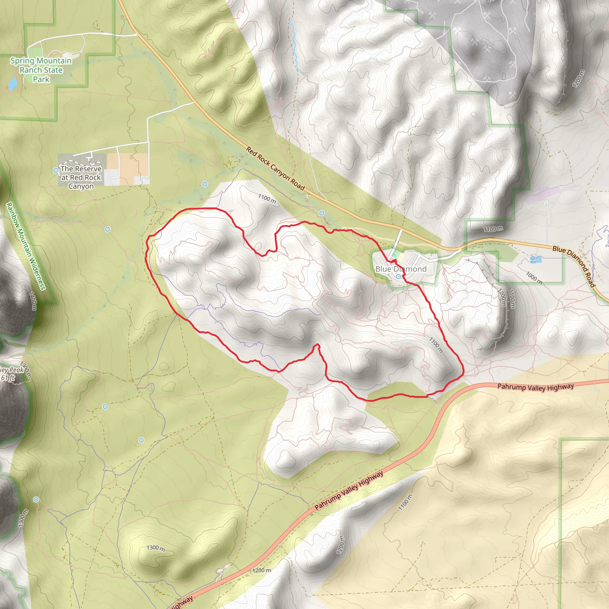 Landmine Loop mobile static map