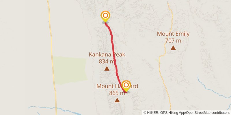 Heysen Trail stage 57 Map