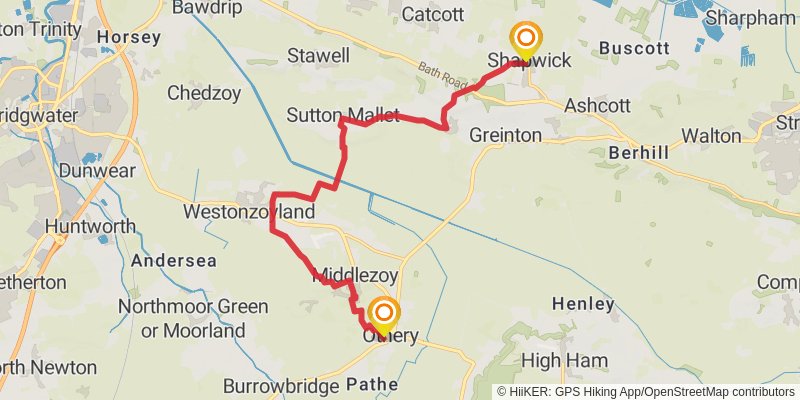 Mary Michael Pilgrims Way stage 23 Map