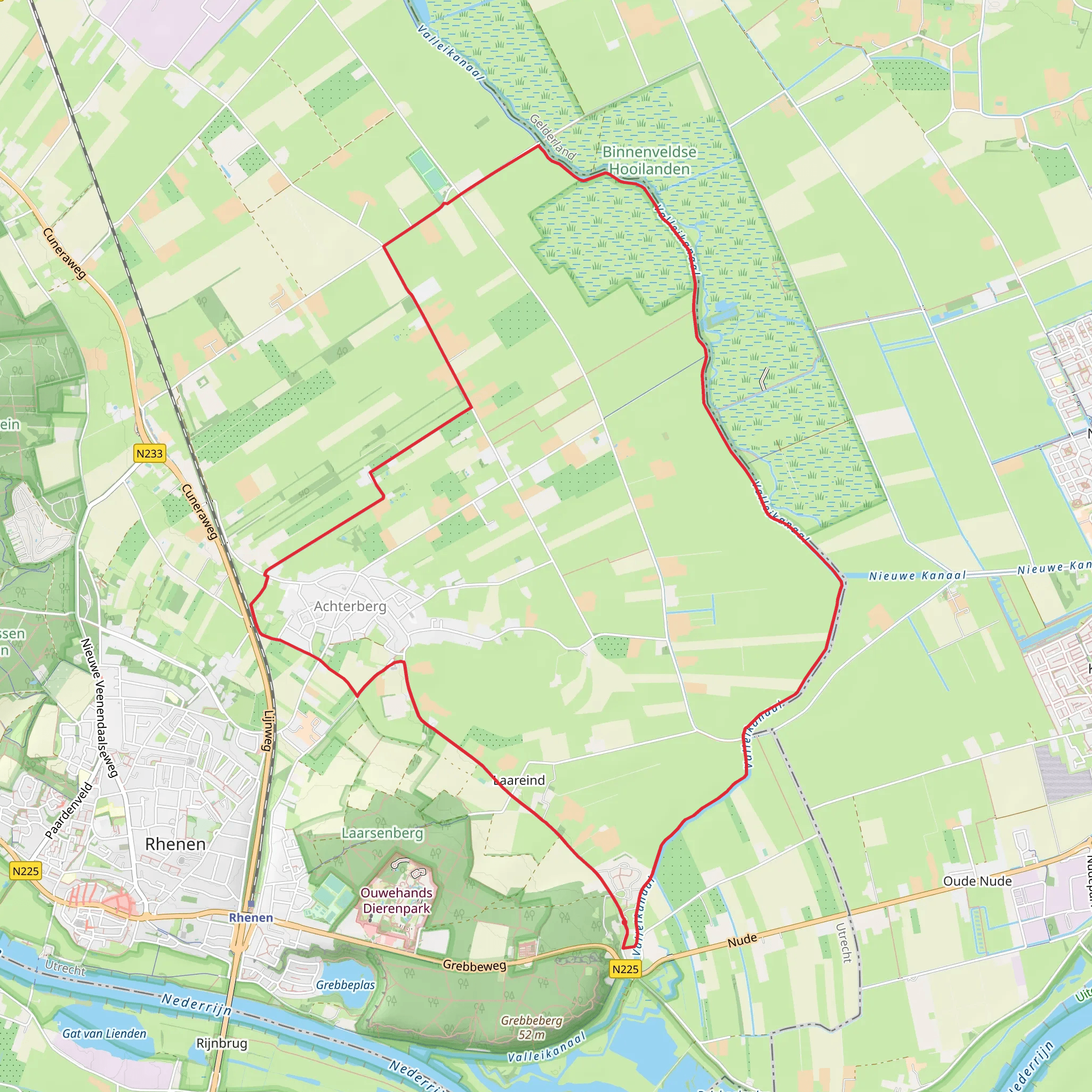Trekvogelpad, Harsloerpad and Grift en Graftenpad Loop mobile static map