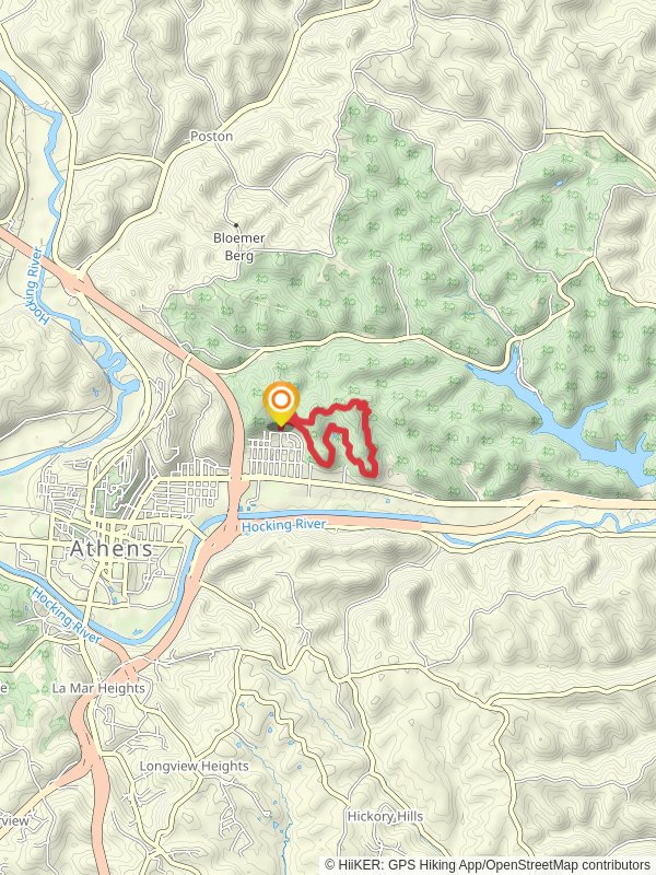 Athens and Rockhouse Loop Trail