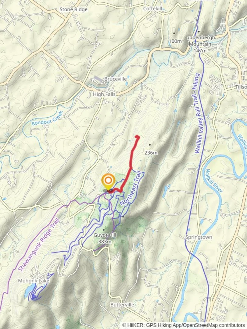 An image depicting the trail Table Rocks Trail and its surrounding area.