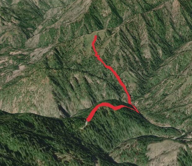 Pattison Peak Cutoff Trail