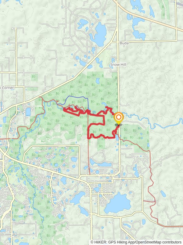 Florida, Outback and River Loop Trail mobile static map