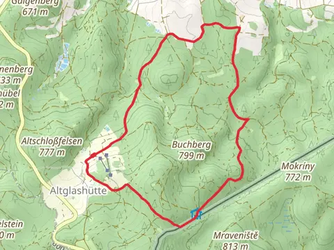 Waldnaabquellenweg and Goldbach Wanderweg