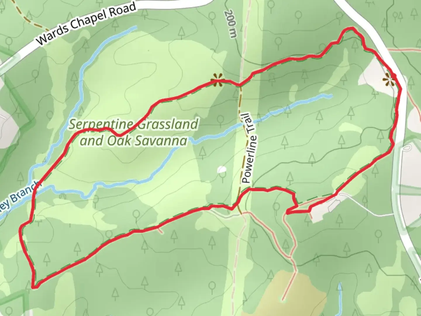 An image depicting the trail Serpentine Loop Trail and its surrounding area.