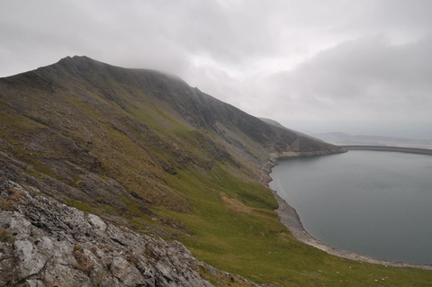 Elidir Fawr - Mynydd Perfedd and Marchlyn Mawr Reservoir