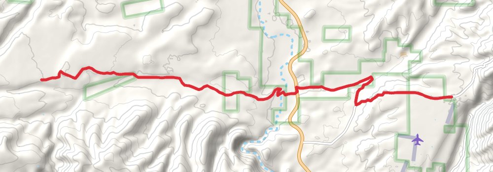 American Perimeter Trail - Southwest Primary stage 50 Map