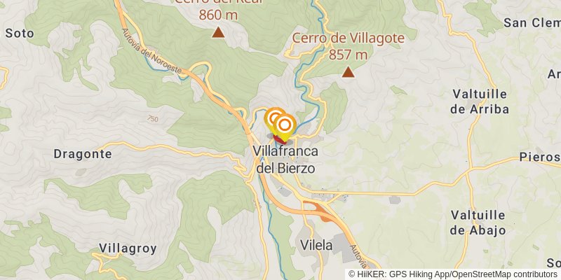 Ruta Jacobea Madrilena stage 23 Map