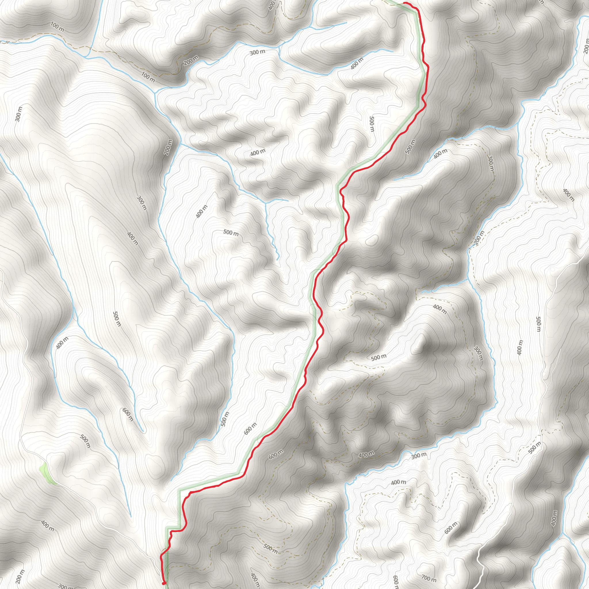 Holter Ridge Trail mobile static map