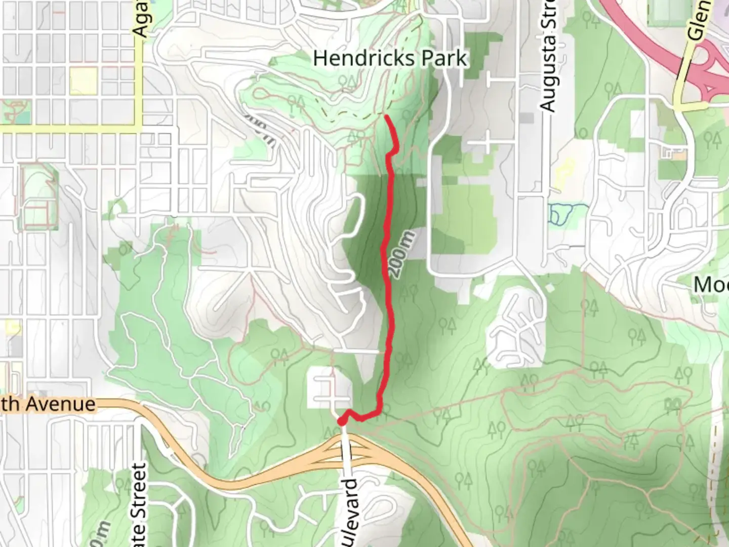 An image depicting the trail Floral Hill Trail and its surrounding area.