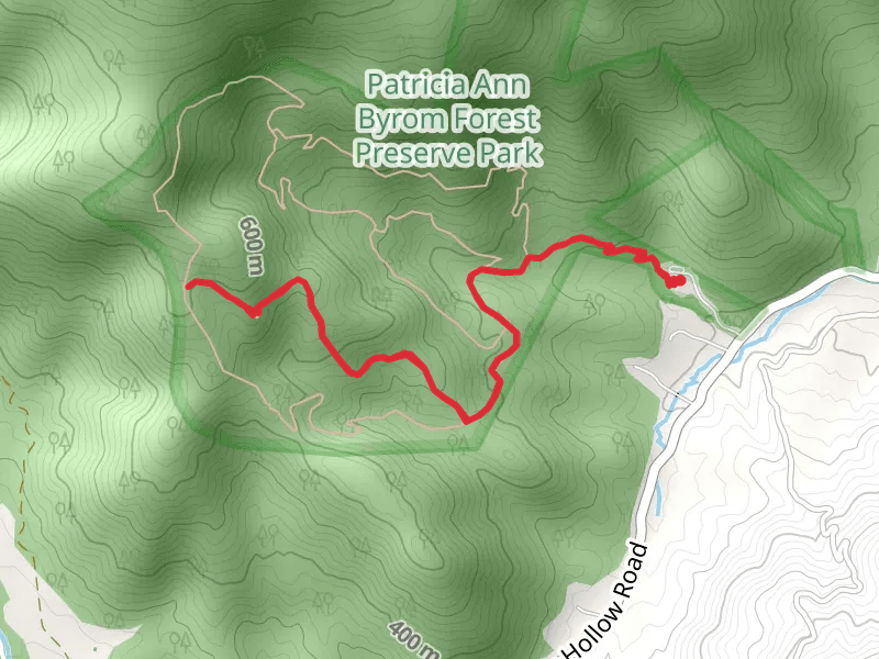 Blackwell's Trail via Great Mountains Trail mobile static map