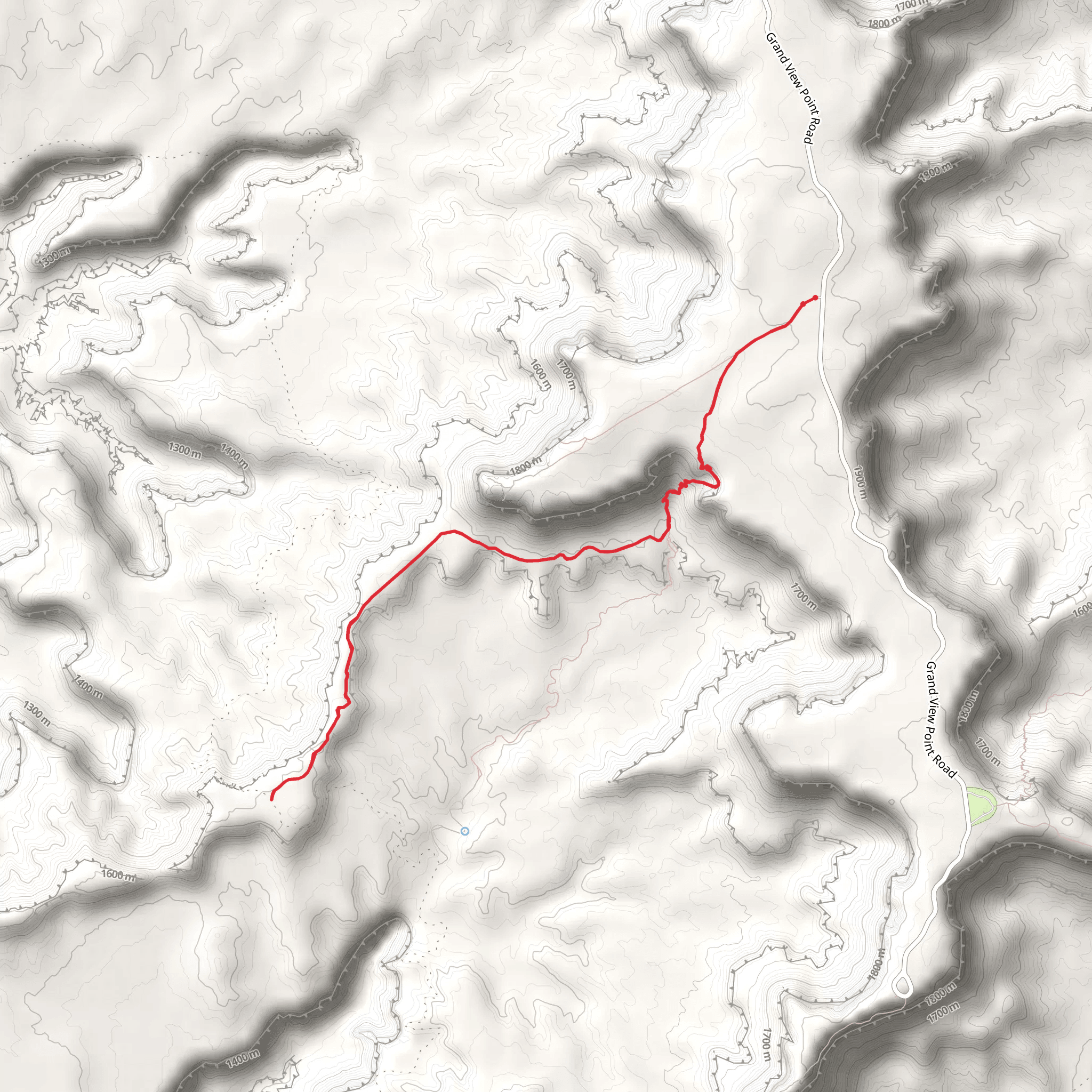 Murphy Hogback Trail mobile static map