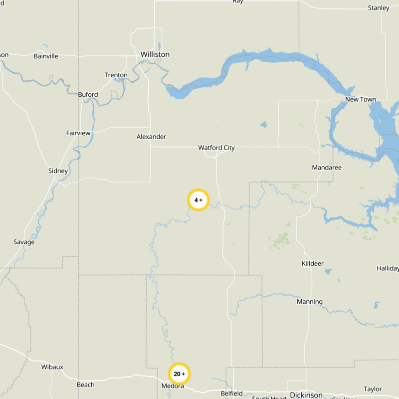 McKenzie County Static Map