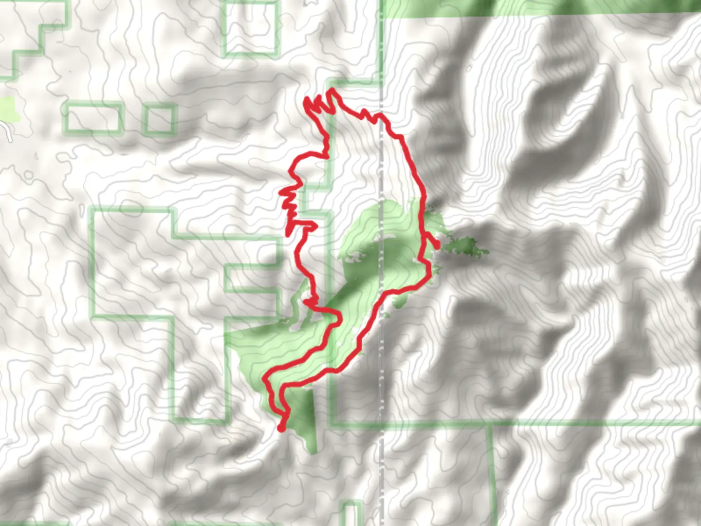 An image depicting the trail Grouse Vista Trail and Tarbell Trail and its surrounding area.