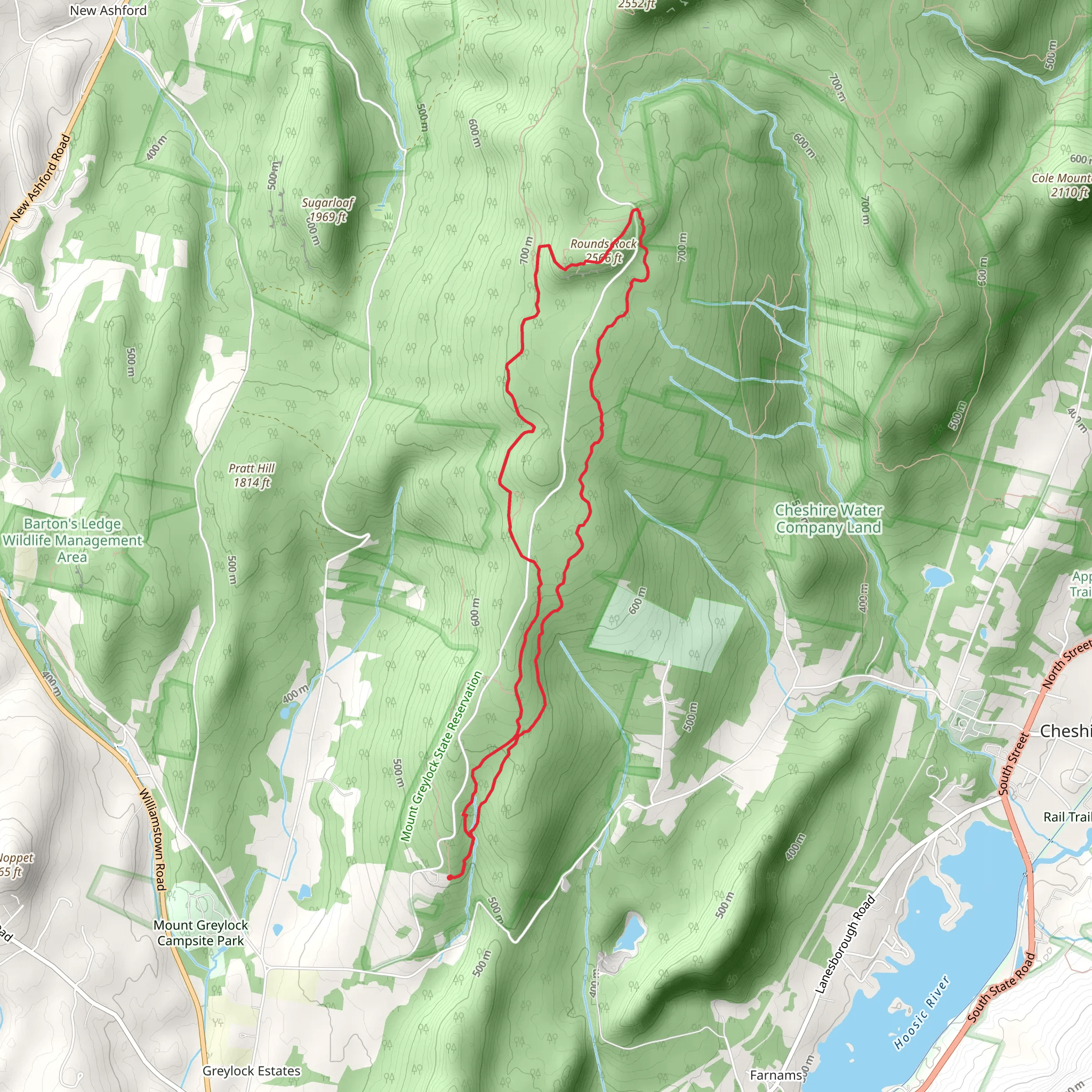 Rounds Rock Loop mobile static map