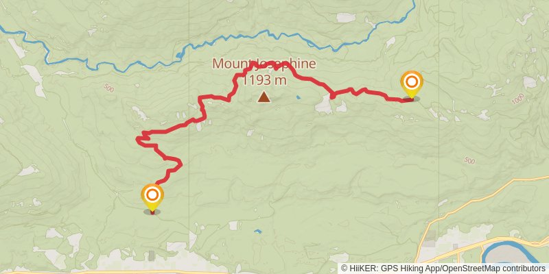 Pacific Northwest Trail stage 39 Map